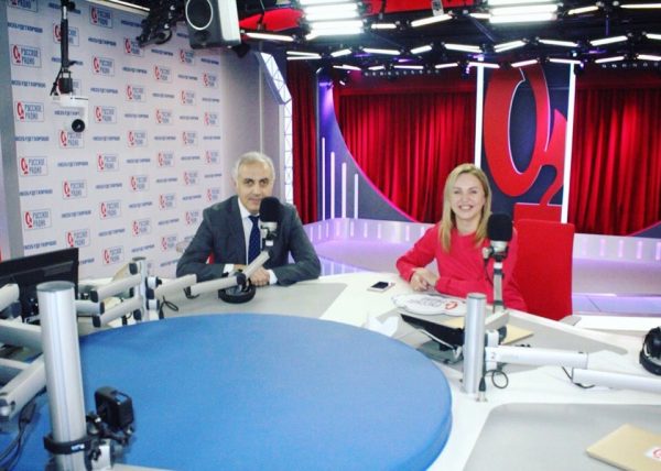 15 октября 2018 года состоялся эфир в студии «Русского Радио» с известной ведущей Аллой Довлатовой