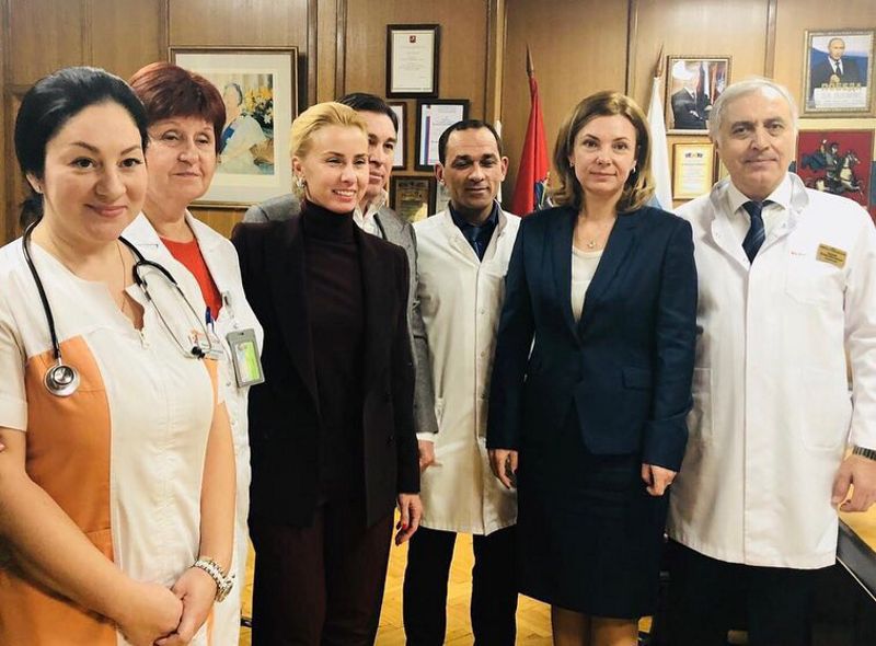 Галина Додон в больнице