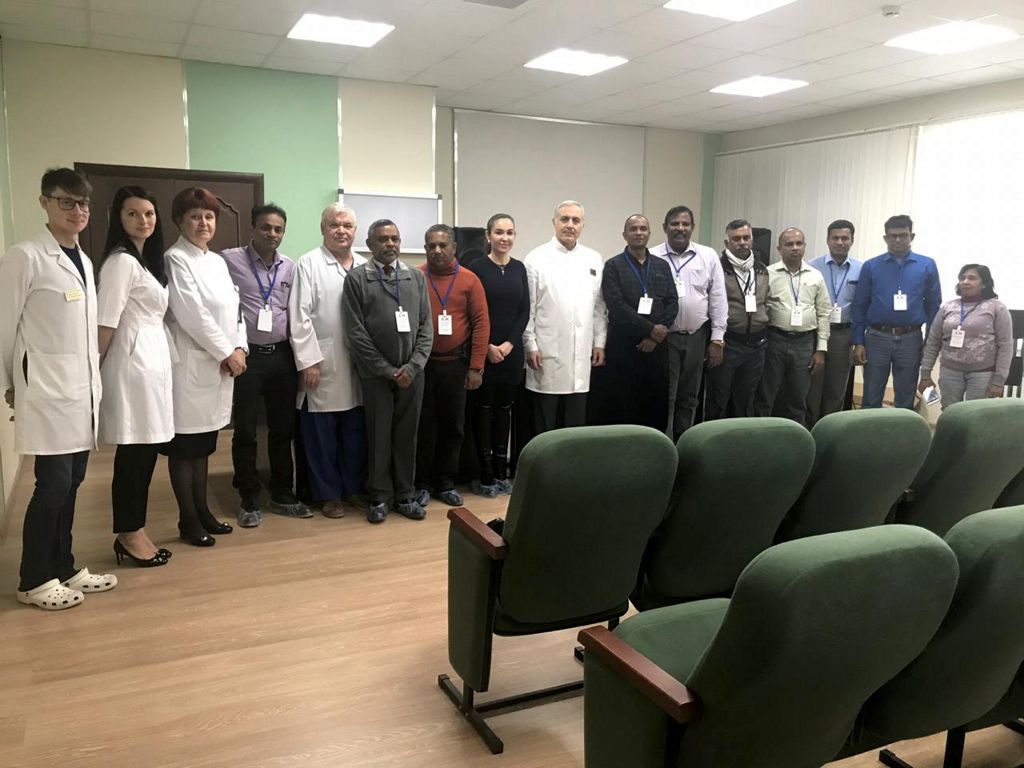 Делигация докторов из республики Шри-Ланка посетила нашу больницу с дружественным визитом