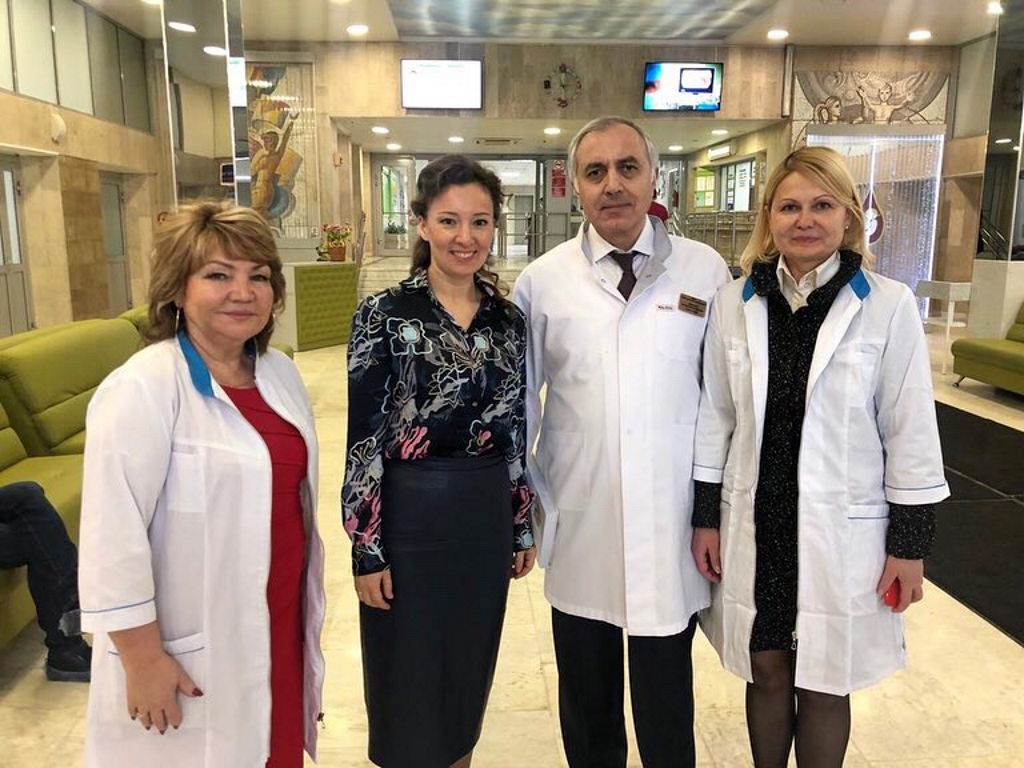 Посещение больницы уполномоченной при Президенте Российской Федерации по правам ребёнка Анной Юрьевной Кузнецовой