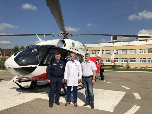стартовала работа авиационной бригады центра экстренной медицинской помощи Департамента здравоохранения г.Москвы