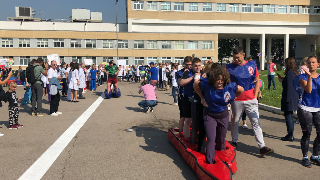 В ГБУЗ «ДГКБ им. З.А. Башляевой ДЗМ» прошли праздничные мероприятия, посвященные Дню города Москвы.