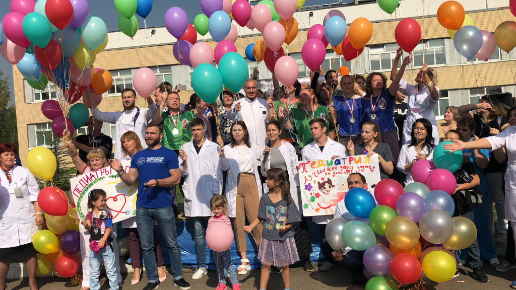 В ГБУЗ «ДГКБ им. З.А. Башляевой ДЗМ» прошли праздничные мероприятия, посвященные Дню города Москвы.