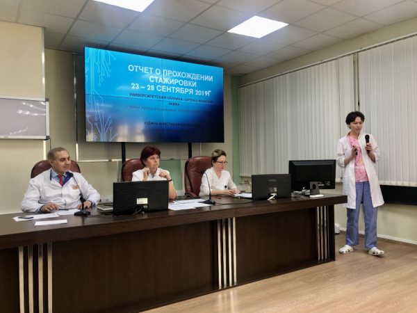 заведующая неонатологическим отделением Юдина Анастасия Евгеньевна рассказала о результатах стажировки в г. Парма (Италия)