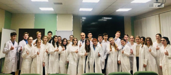 встреча сотрудников больницы с учениками школы 1298 района Куркино