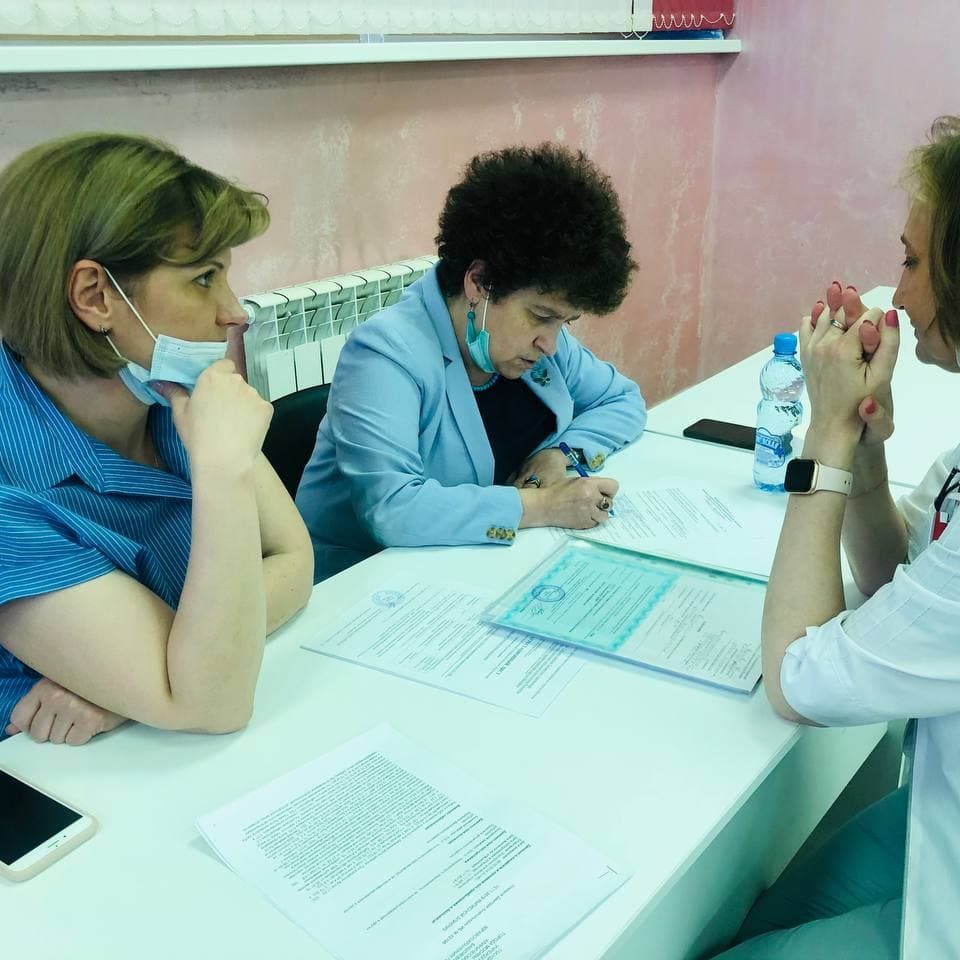 На базе нашей больницы прошла очередная аттестация врачей педиатров и специалистов педиатрическооо профиля для получения квалификационной категории.