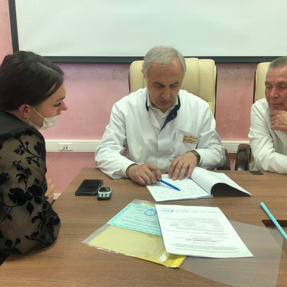 На базе нашей больницы прошла очередная аттестация врачей педиатров и специалистов педиатрическооо профиля для получения квалификационной категории.