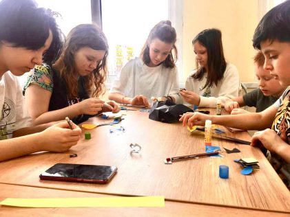 Сегодня в хирургическом отделении состоялся мастер- класс «Открытка своими руками»