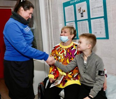 В Детскую городскую клиническую больницу им. З.А. Башляевой прибыла на лечение очередная группа детей из города Мурманск по программе «Область здоровья»