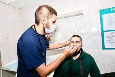 В Детскую городскую клиническую больницу им. З.А. Башляевой прибыла на лечение очередная группа детей из города Мурманск по программе «Область здоровья»