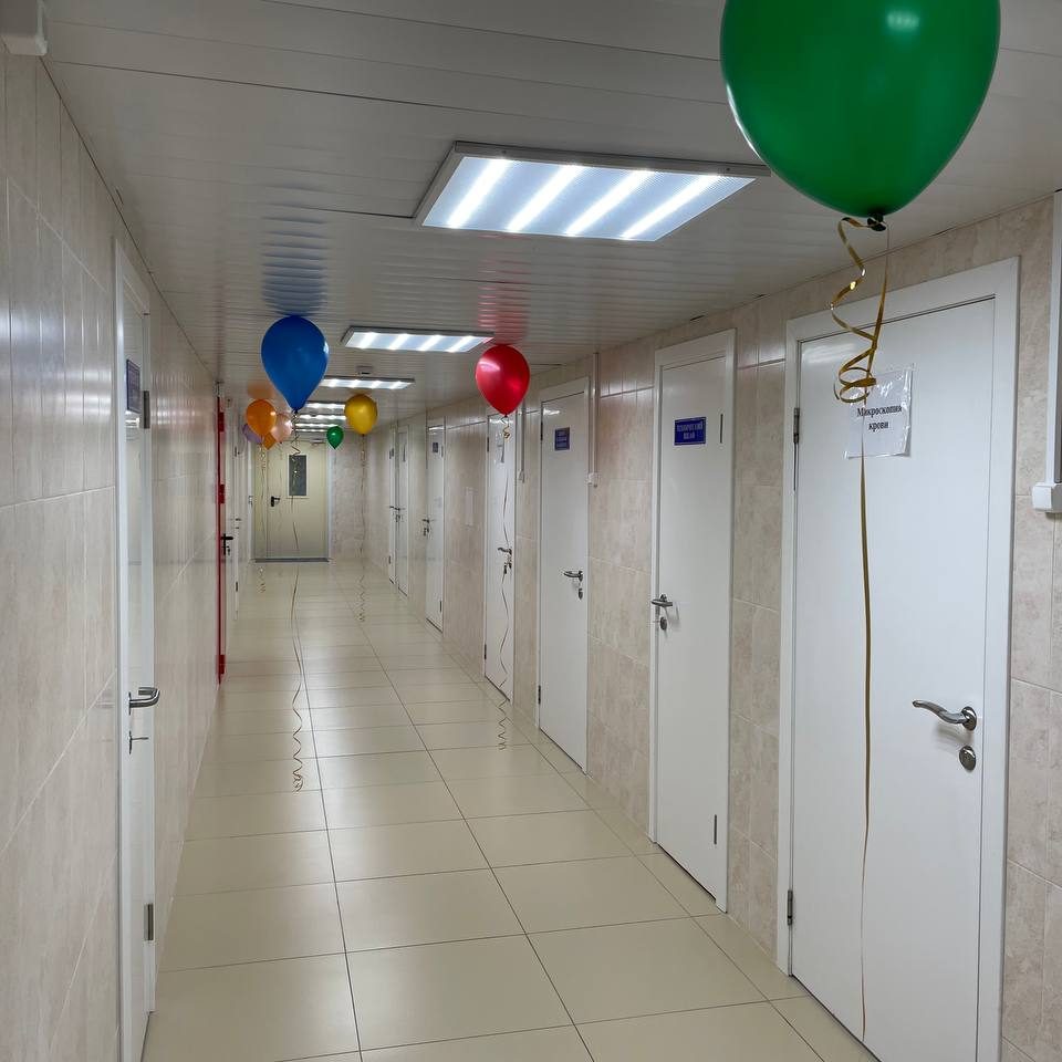 Сегодня мы открыли клиническую лабораторию после капитального ремонта