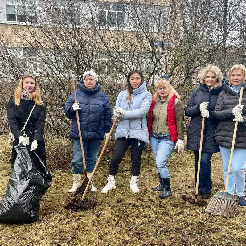 16 апреля в больнице прошёл очередной субботник!