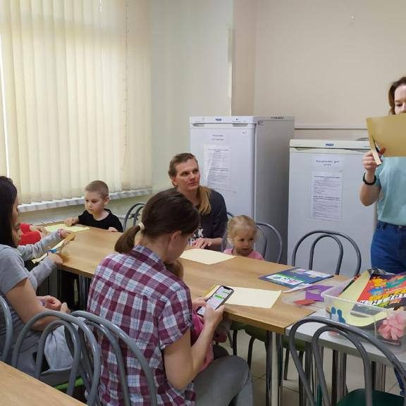 Сегодня волонтеры- организаторы провели мастер- класс с детьми лор отделения