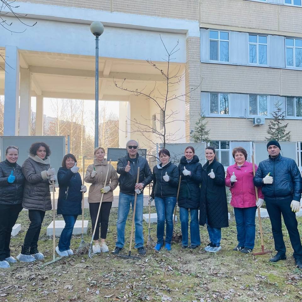 В больнице прошёл очередной субботник