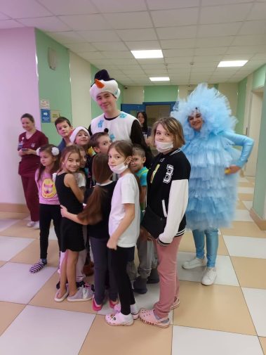 Сегодня в нашей больнице в очередной раз прошел замечательный предновогодний праздник «Добрая елка Мэра Москвы»