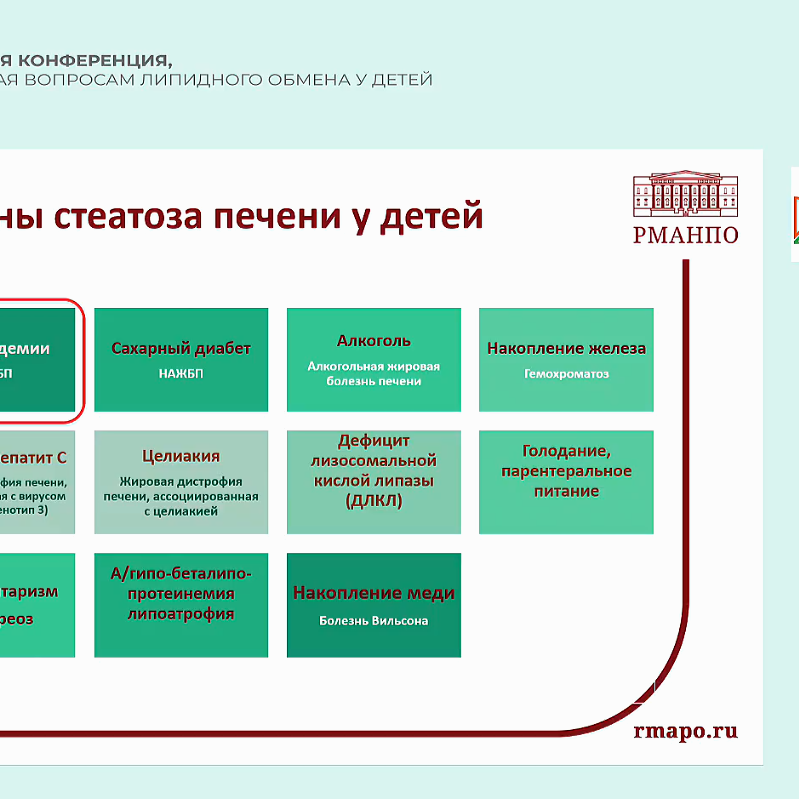 «Береги сердце смолоду» - 1-я конференция по вопросам липидного обмена у детей
