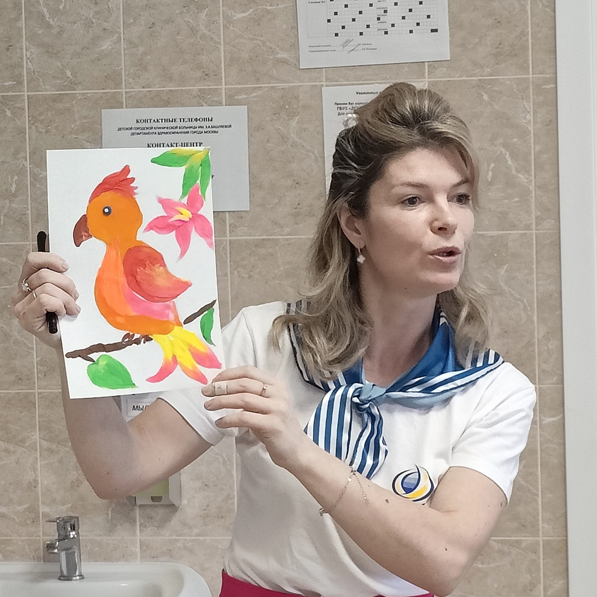 Пациенты ДГКБ им. З.А. Башляевой создают необычные картины